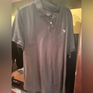 Black American eagle Polo